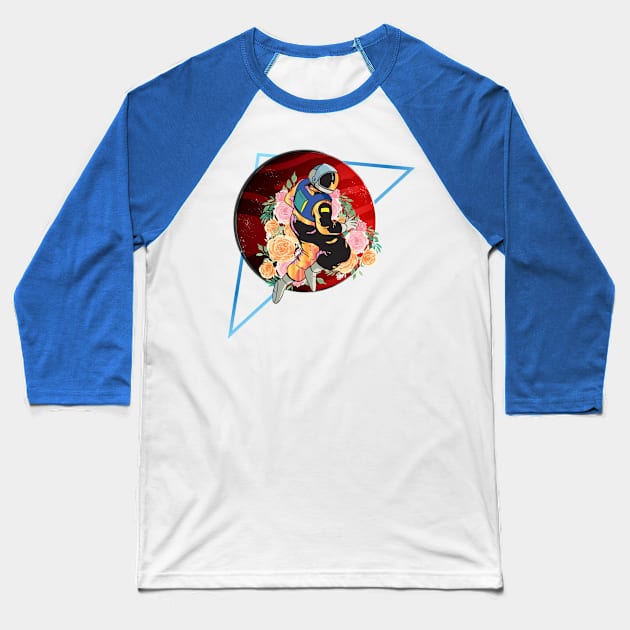 Astronaut Birthday Baseball T-Shirt by MaveriKDALLAS